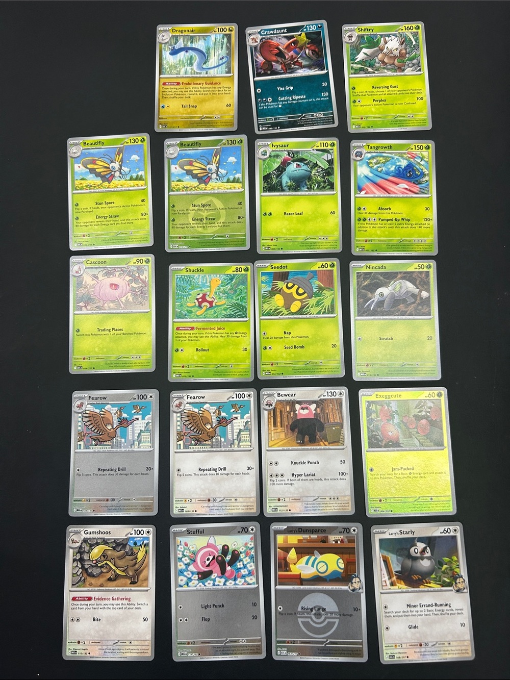 Pokemon Green Yellow Blue Card Lot - Home Games Card Games
